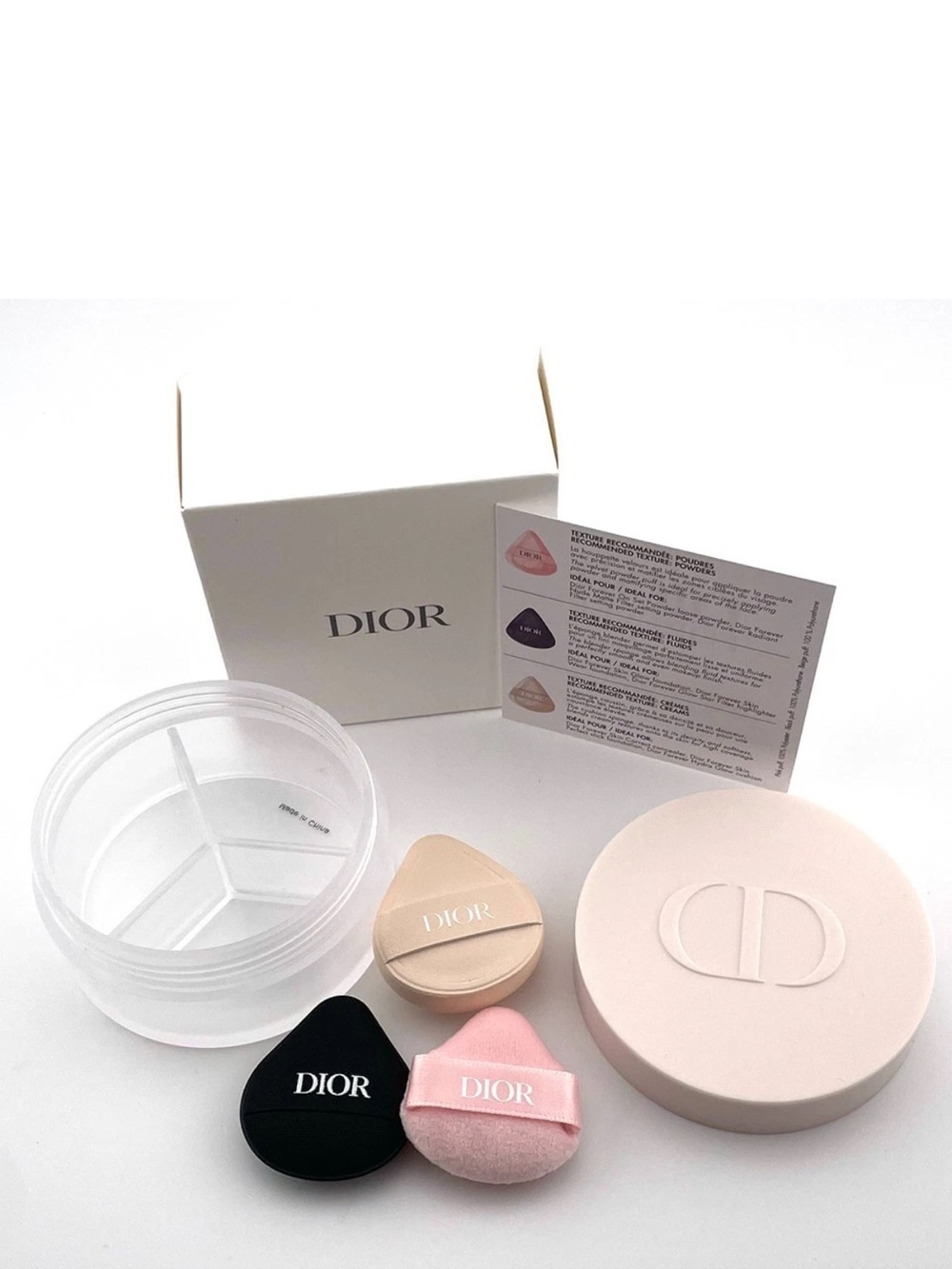 Dior Forever Mini Puffs Set 3pcs with Case